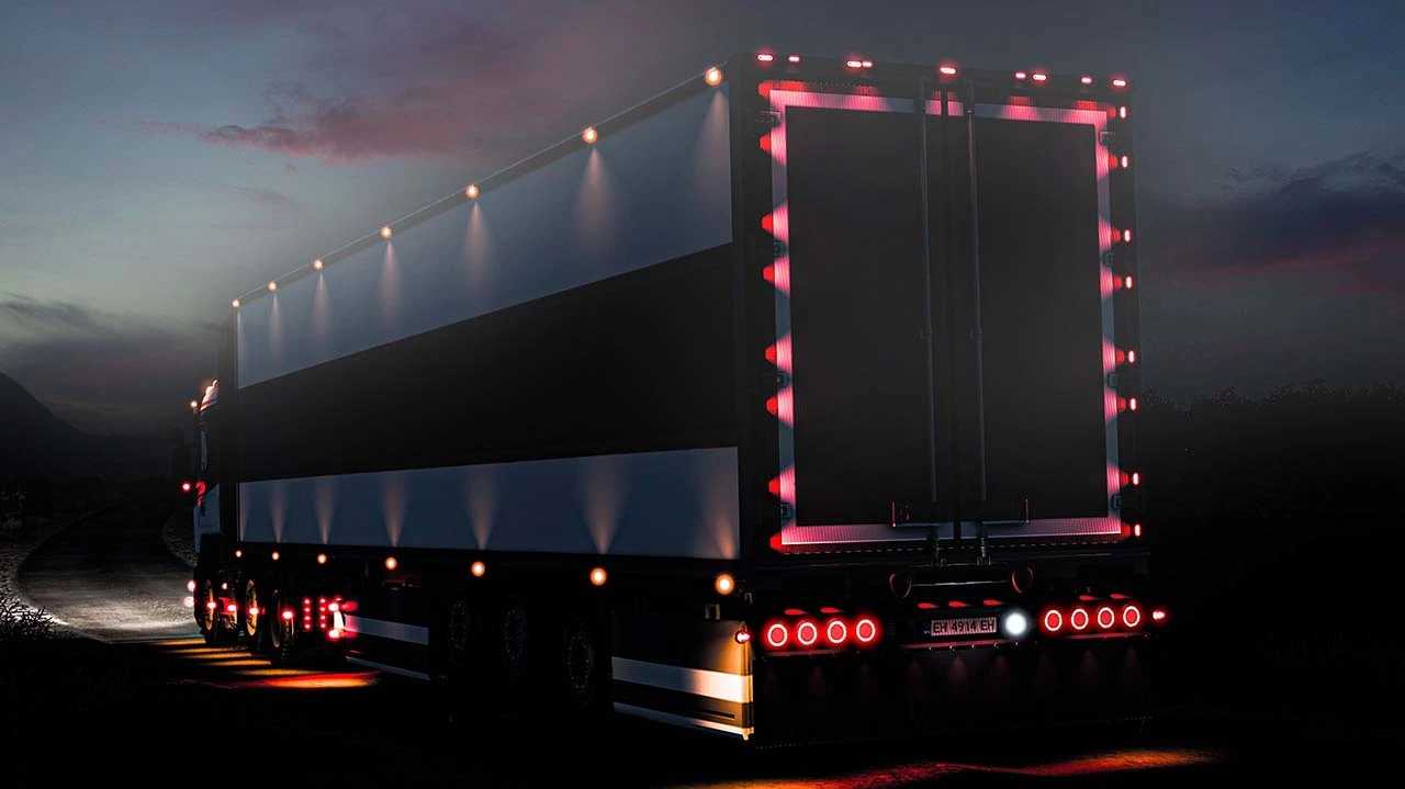 Scania R560 + Trailer v1.55 – Ultra-Detailed Truck & Trailer Mod (4K, Multi-Lighting & More) screenshot
