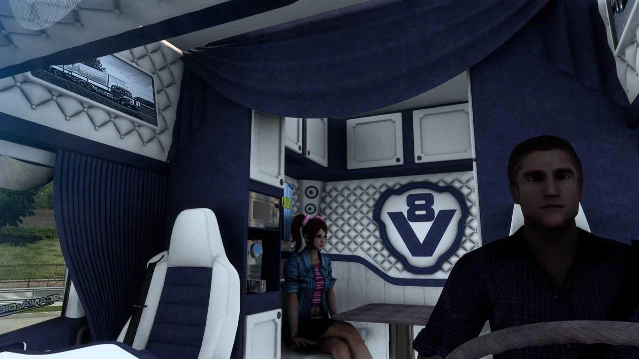 Scania S Longline v1.55 for ETS 2 – Ultimate Custom Interior & Tuning screenshot